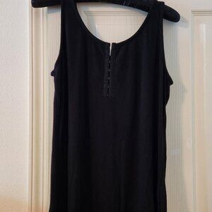 Torrid Black Hook & Eye Tank Top Size 3